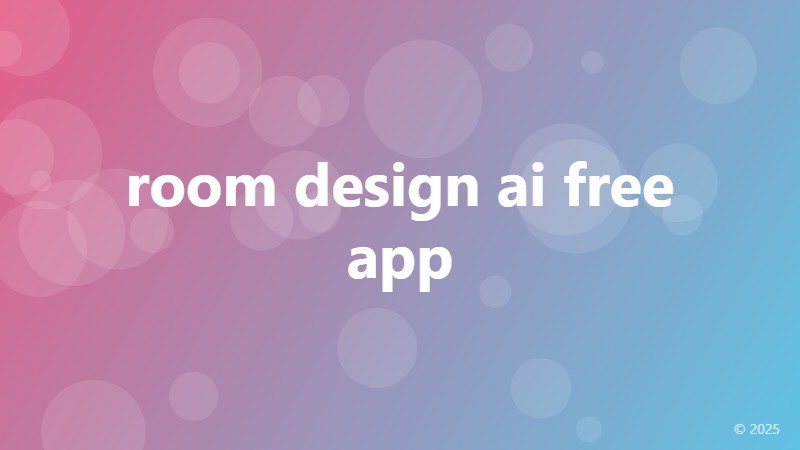 room design ai free app