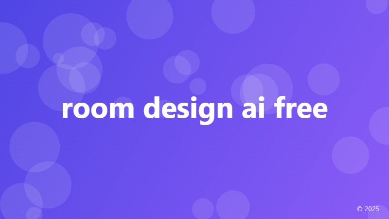room design ai free