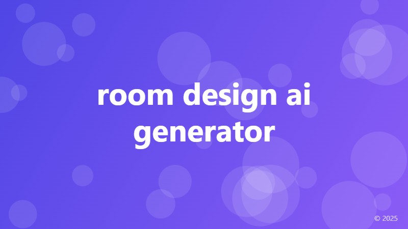 room design ai generator
