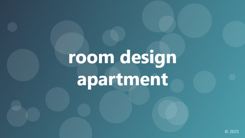 room design apartment