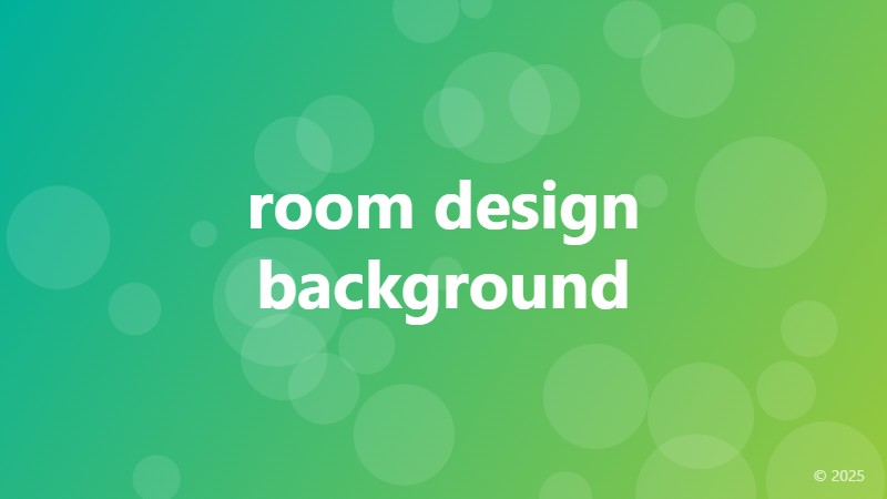 room design background