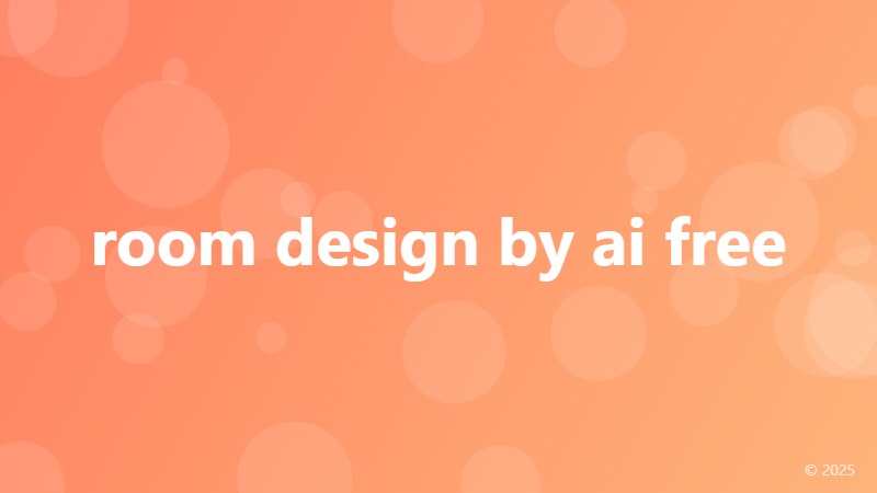 room design by ai free