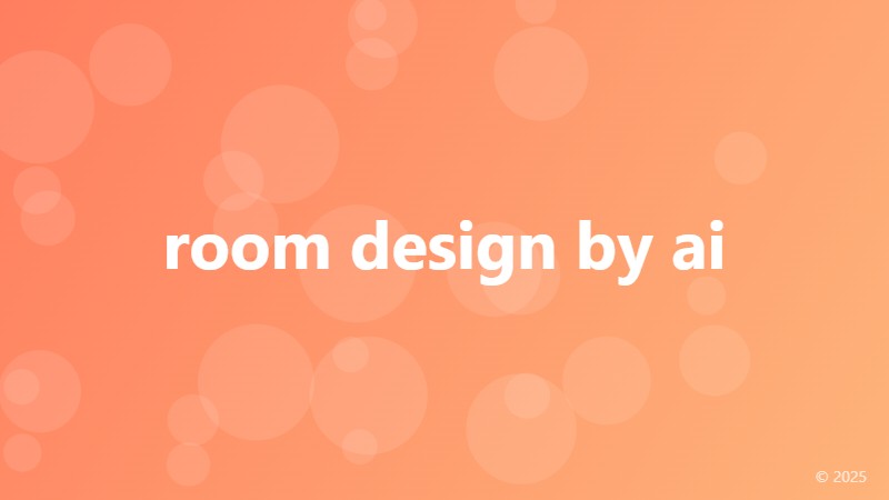 room design by ai