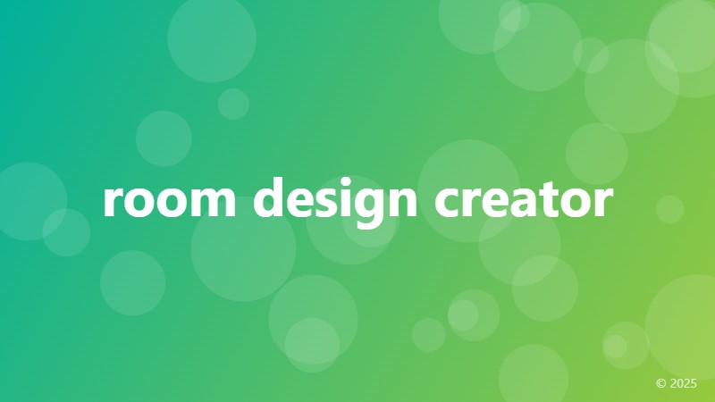 room design creator