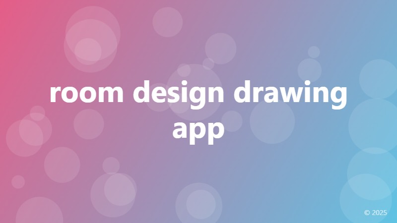room design drawing app