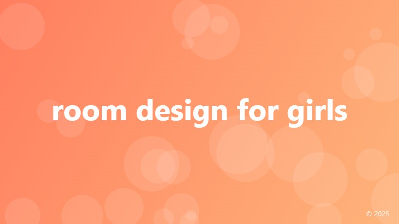 room design for girls