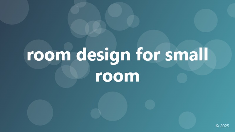 room design for small room