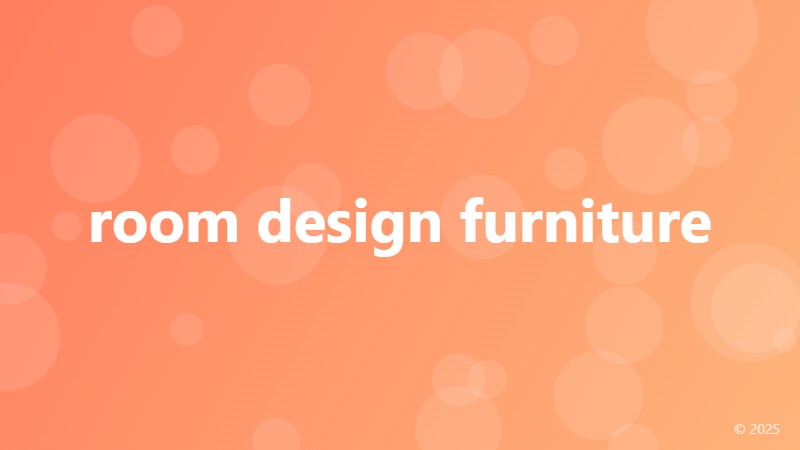 room design furniture