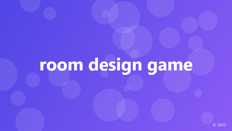 room design game