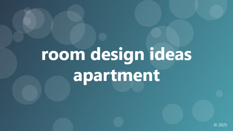 room design ideas apartment