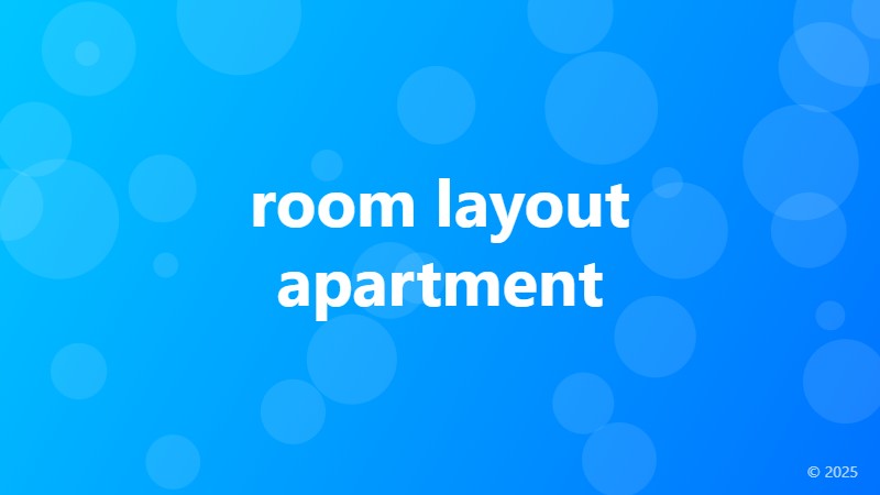 room layout apartment